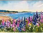 Lupines in the Lee by Marion Smith