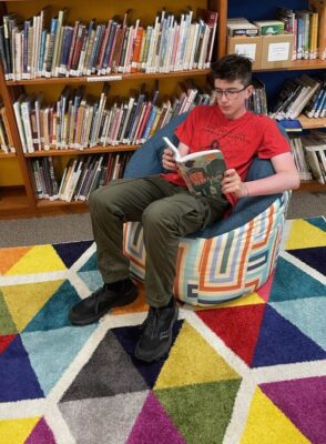 Young Adult Room bean bag reading