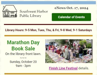 eNews 10/17/24 Poetry, Book Sale, Book Trick or Treat