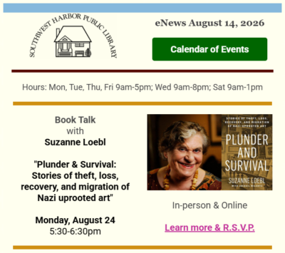 WWII Stolen Art, Plunder & Survival 8/24 5:30 In-person & Online